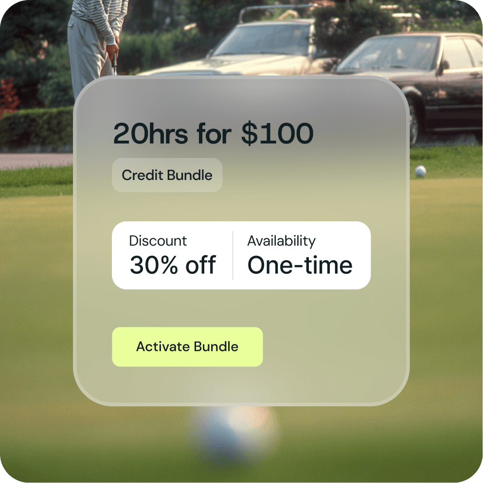 Sell time bundles to boost revenue