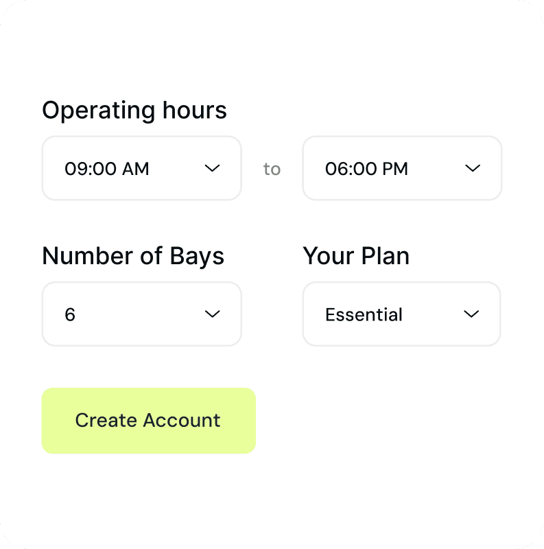 Create facility account